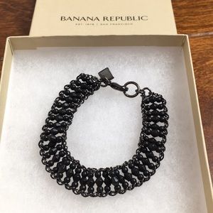 Banana Republic Jewelry - 🆕Black Metal Detail Bracelet Banana Republic Jewelry - 🆕Black Metal Detail Bracelet