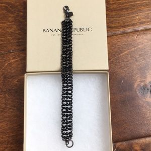 Banana Republic Jewelry - 🆕Black Metal Detail Bracelet Banana Republic Jewelry - 🆕Black Metal Detail Bracelet