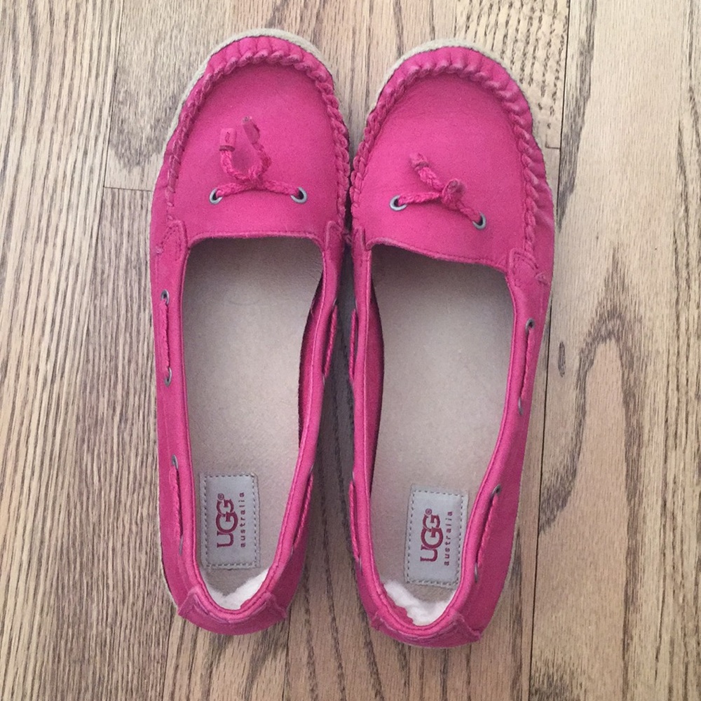 Pink UGG shoes, BARELY WORN!!