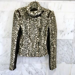 BCBG MAXAZRIA faux fur jacket
