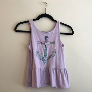 O’Neill | Purple Peplum Top