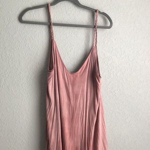 American threads loose fitting pink dress