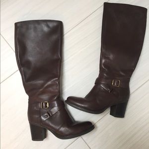 Aldo Brown Leather Boots