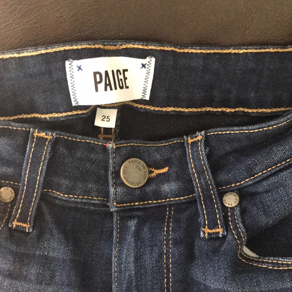 Paige ultra skinny jeans size 25