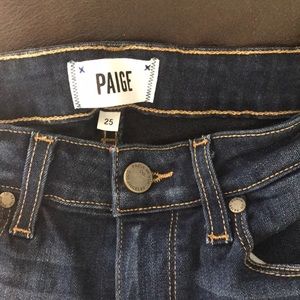 Paige ultra skinny jeans size 25