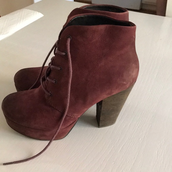 Steve Madden Raspy platform burgundy booties - Picture 5 of 8