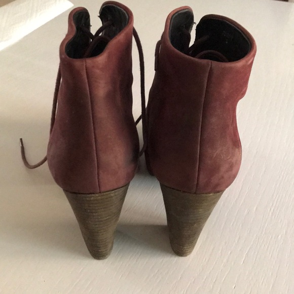 Steve Madden Raspy platform burgundy booties - Picture 6 of 8