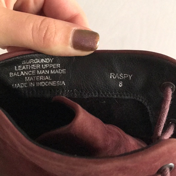 Steve Madden Raspy platform burgundy booties - Picture 8 of 8