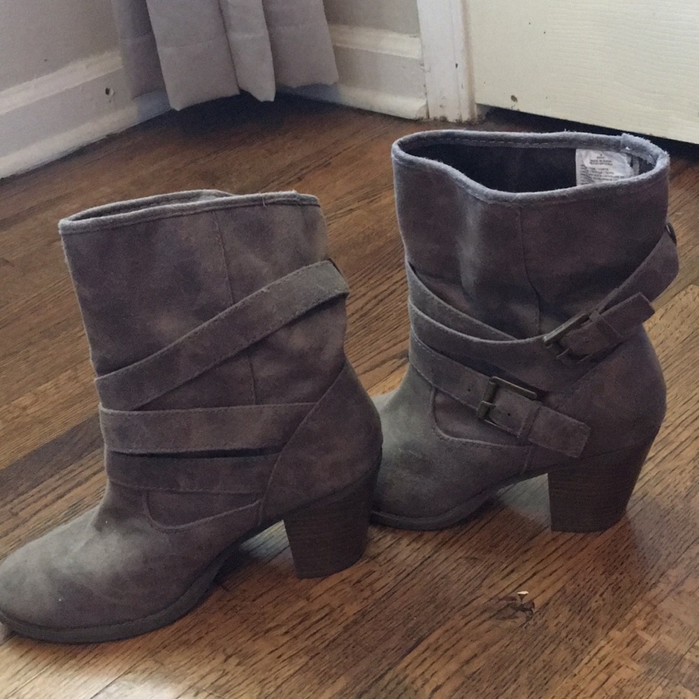 Neutral Colored Short Boots