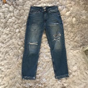 Cropped High Rise Jean