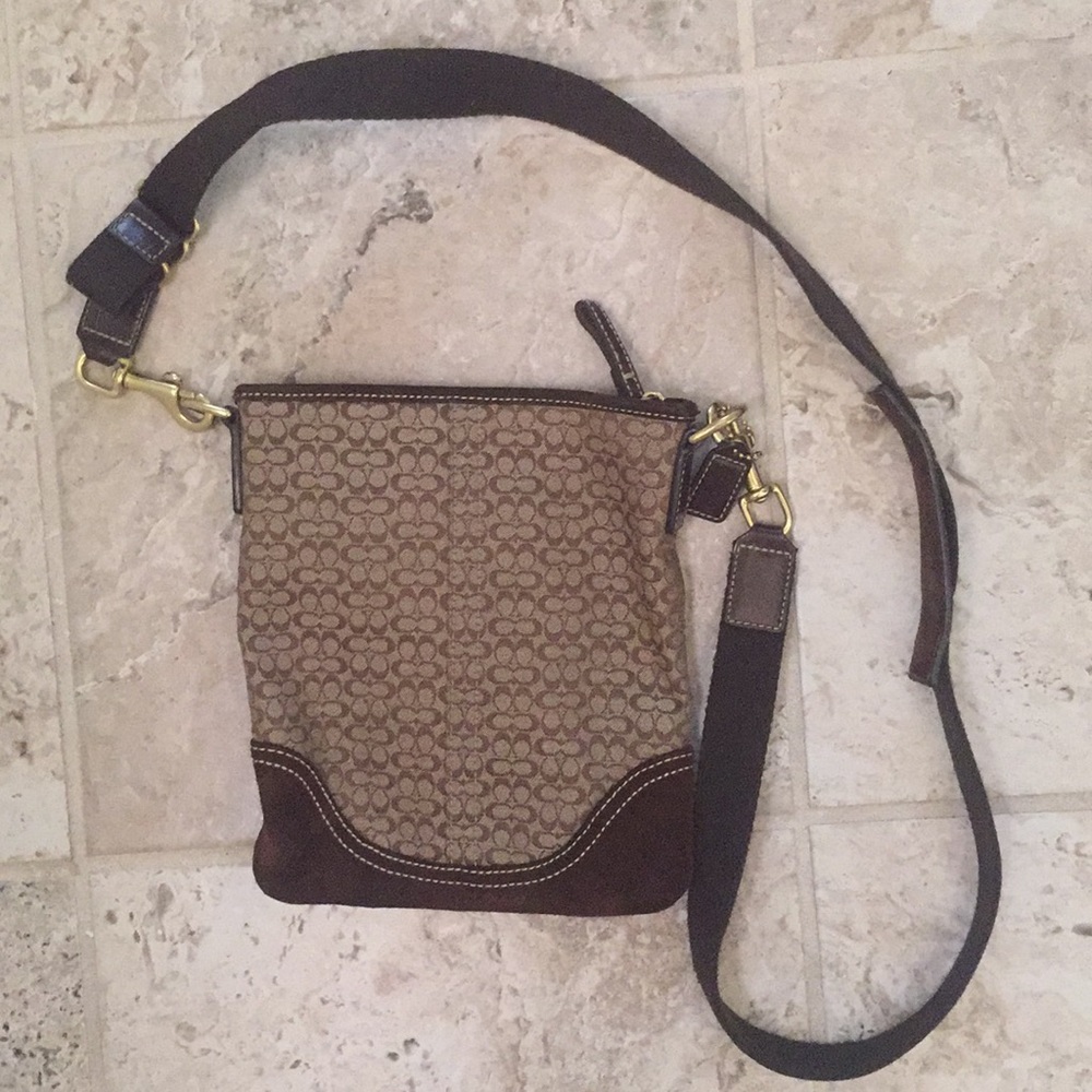 Over the shoulder Coach purse