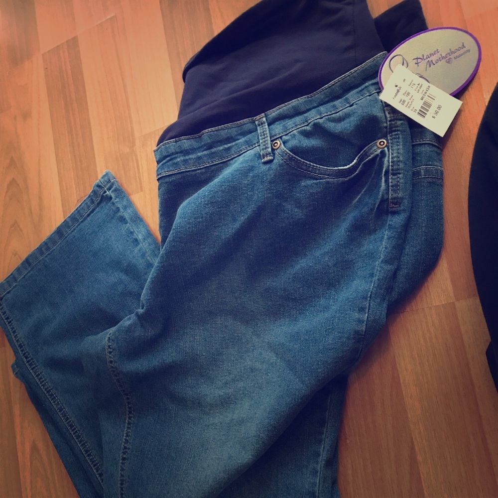 Maternity plus size jeans