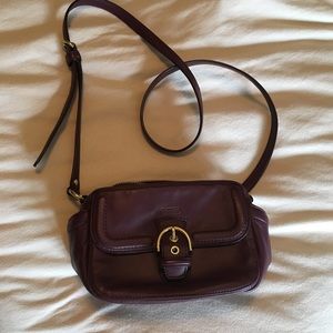 Maroon Coach Purse