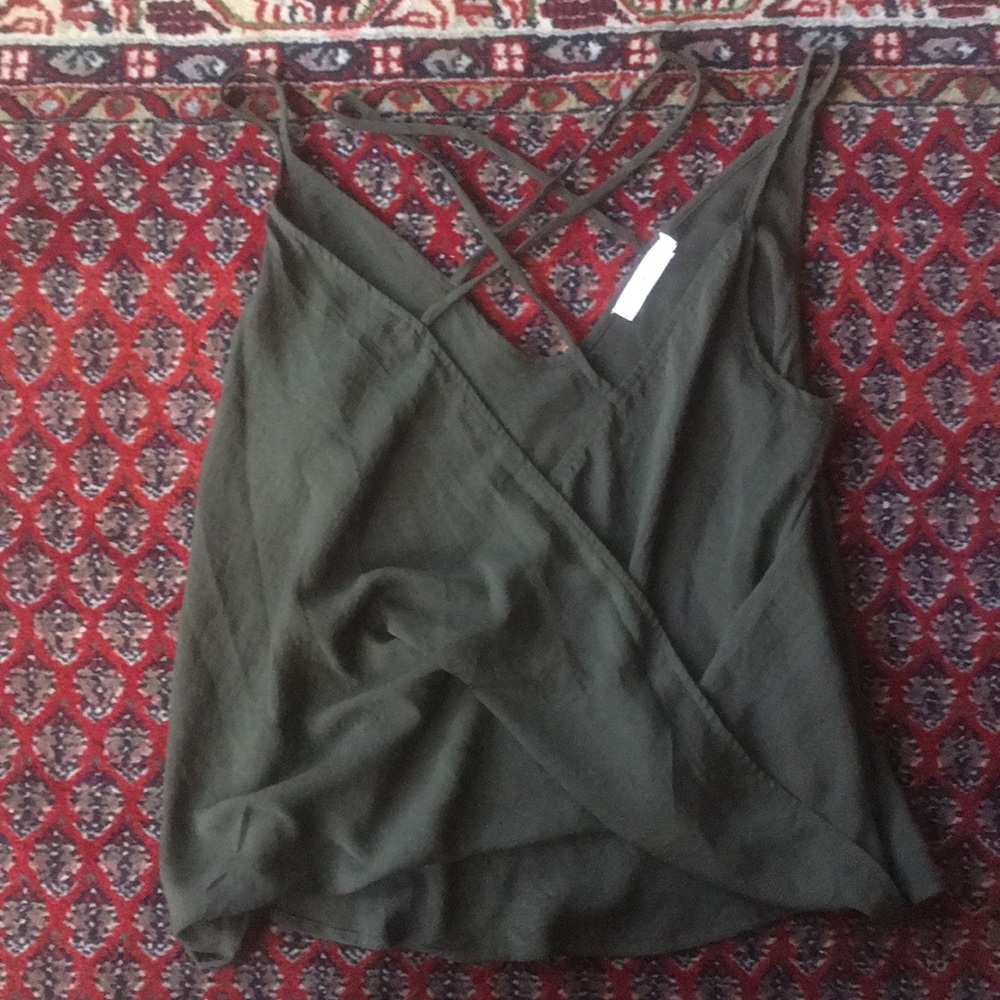 Strappy surplus tank