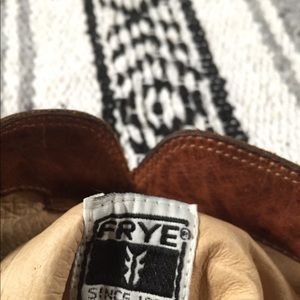 Frye wedge riding boots