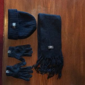 Children’s UGG Hat, gloves, and Scarf