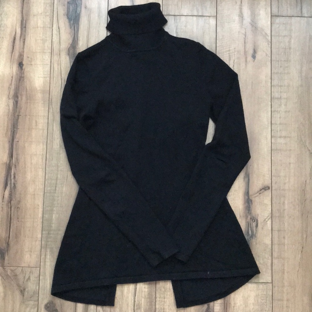 Black turtle neck