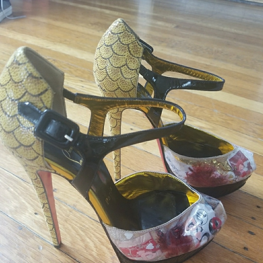 Christian Loubiton Multicolor shoes!!