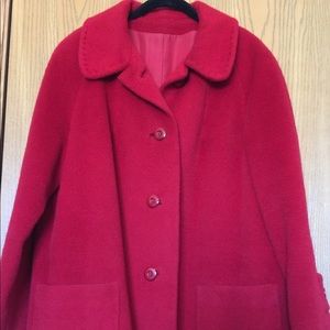 Wool and Alpaca vintage mohair coat