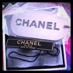 Chanel keychain /dog tag