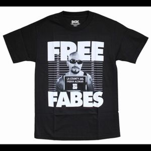 New in Package - DGK Free Fabes Shirt- Kayo Skate