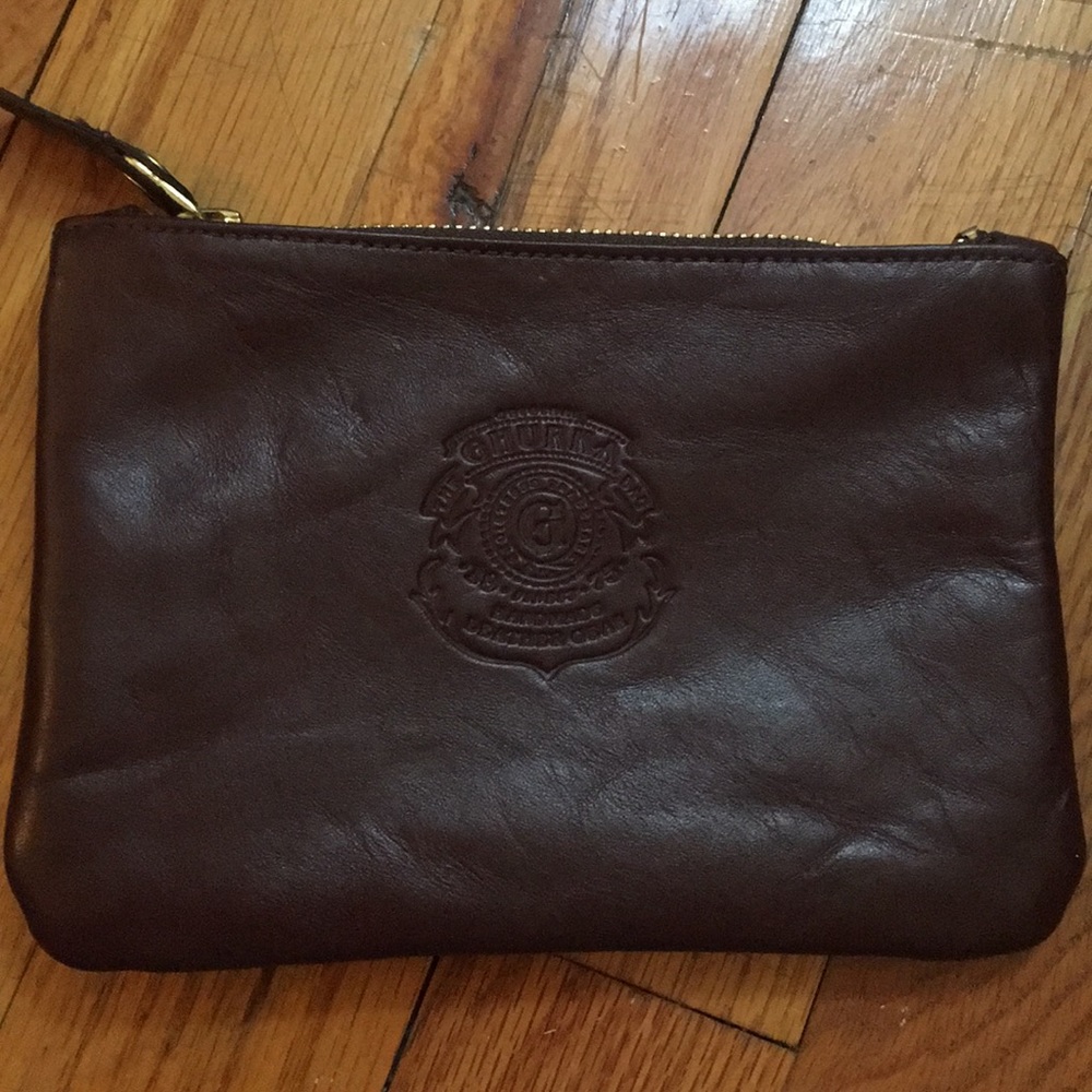 Ghurka - small cognac leather pouch No.63