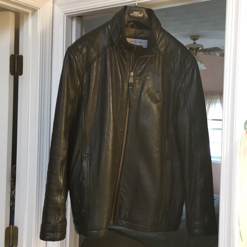 MOVING SALE:Leather jacket, so soft, Brown, great condition
