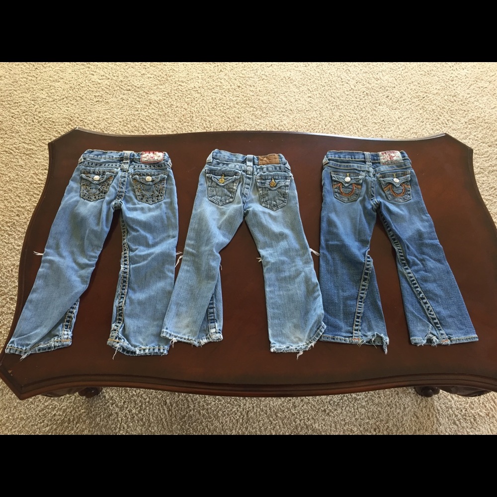 True religion jeans bundle (3 pairs) distressed