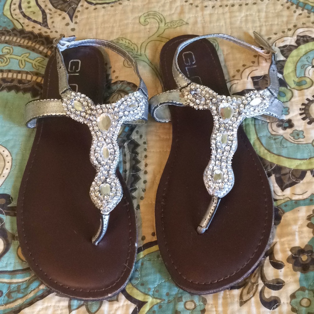 Glo Bling Sandals 7 1/2