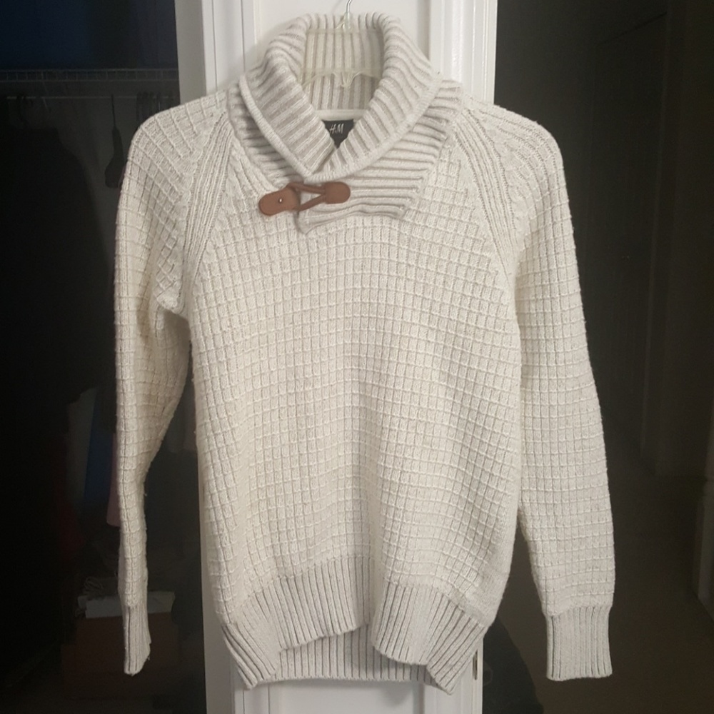 Men's cream sweater by H&M