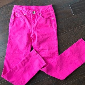 Justice size 10 slim pink jeggings