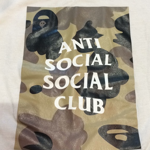 Bape x Anit Social Club Shirt - Picture 2 of 4