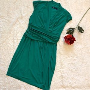 Eloquii by The Limited Cap Sleeve Wrap Dress