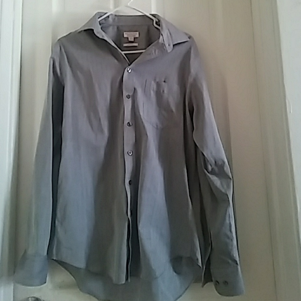 Mens long sleeve button-up
