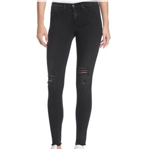 Legging Jeans In Night With Holes