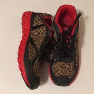 Crazy Train Leopard Print Sneakers