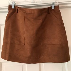 NWT Suede Skirt