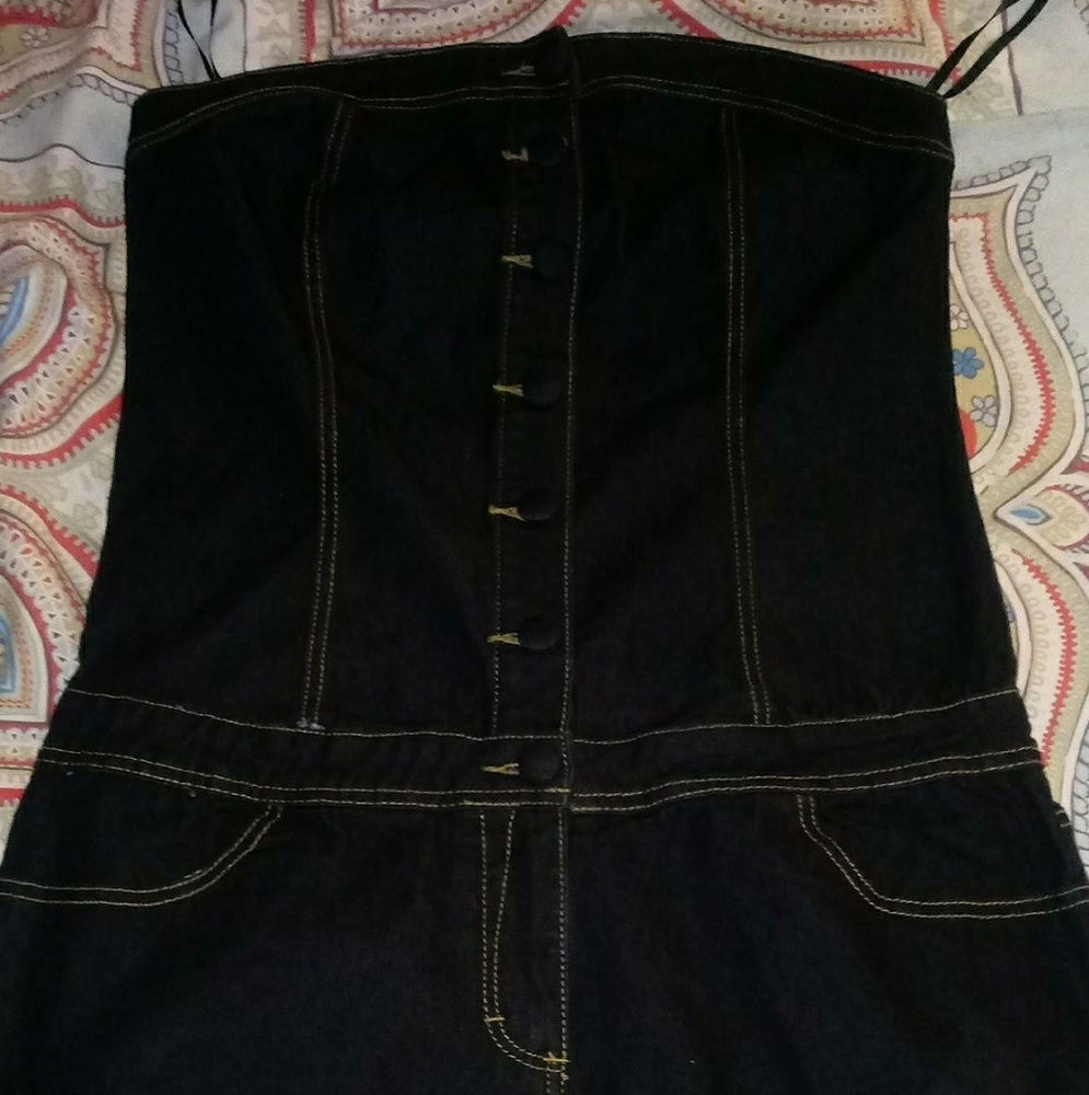 Juniors jean jumpskirt size 13