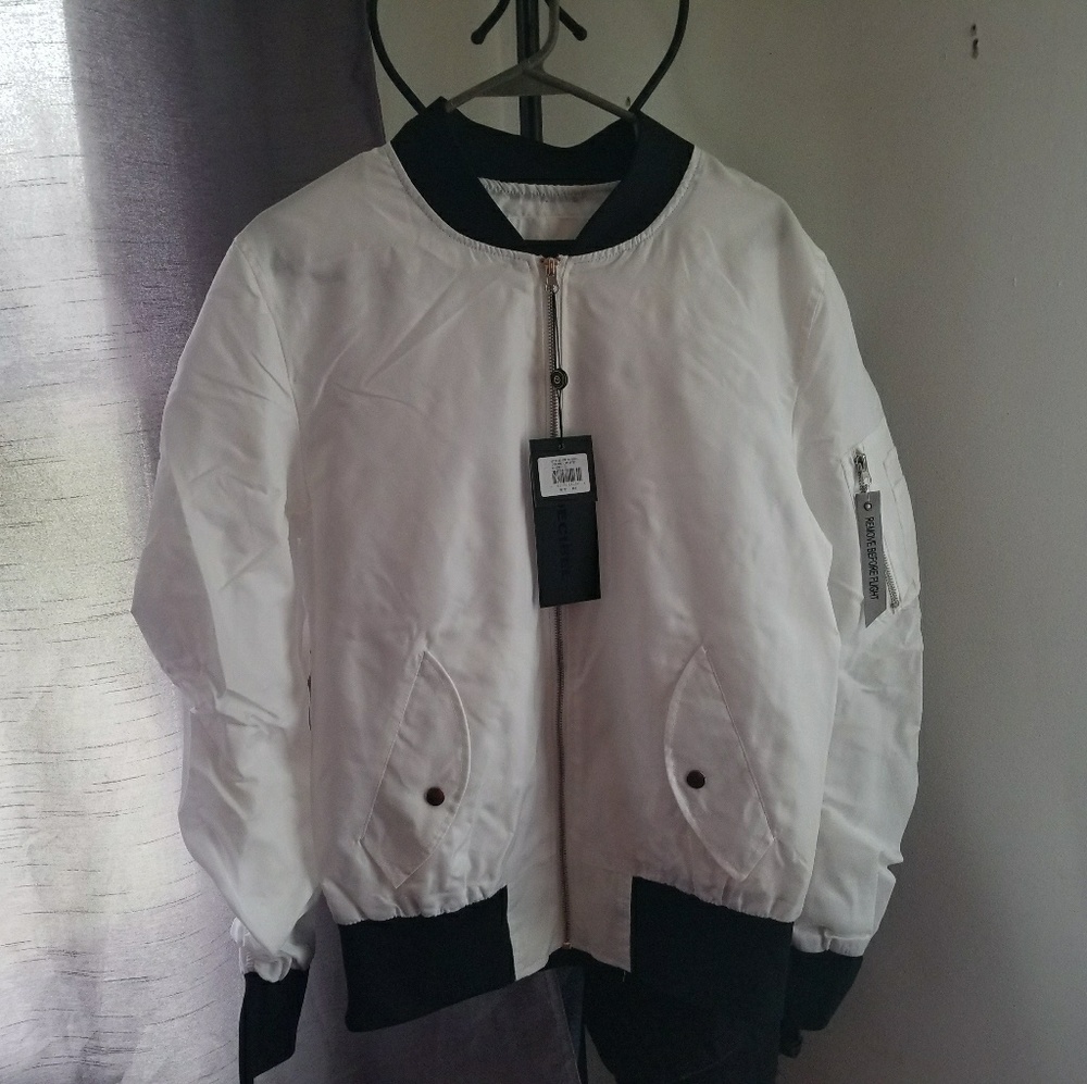 NWT! Solid flight jacket
