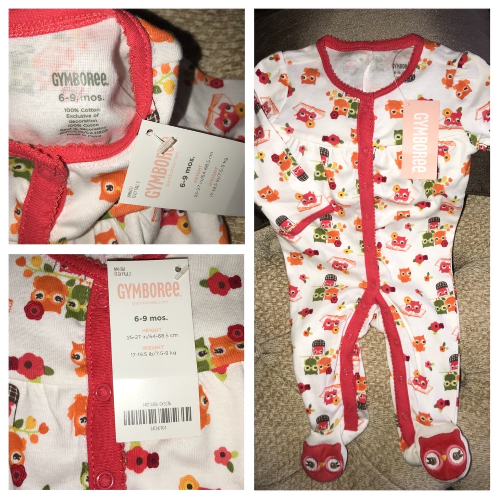 Gymboree Footie PJs