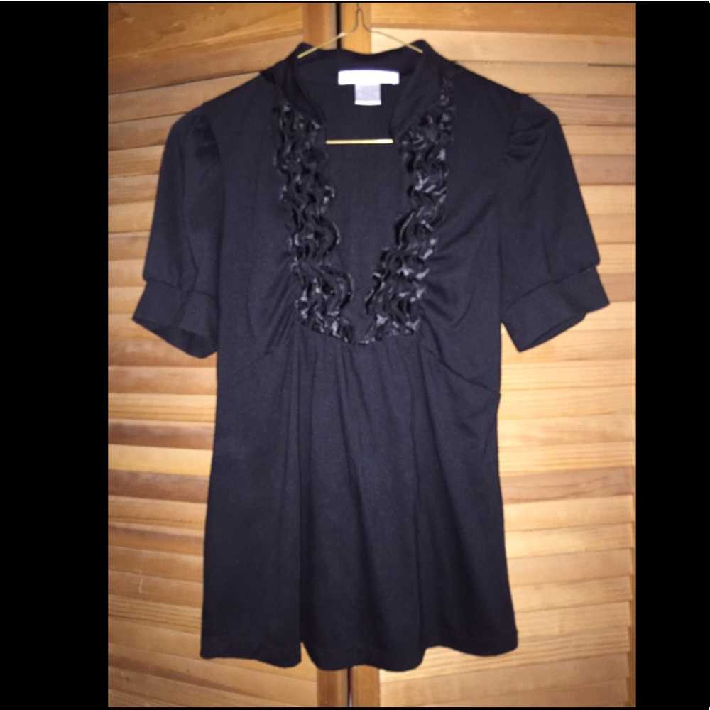 Charlotte Russe Black Top Size Large