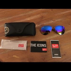 Brand new Ray-Ban aviators sunglasses