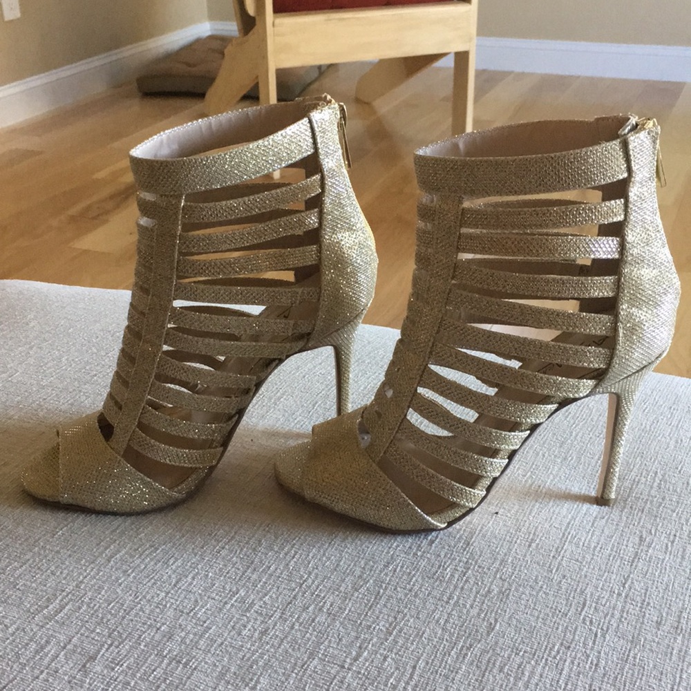 Gold heels