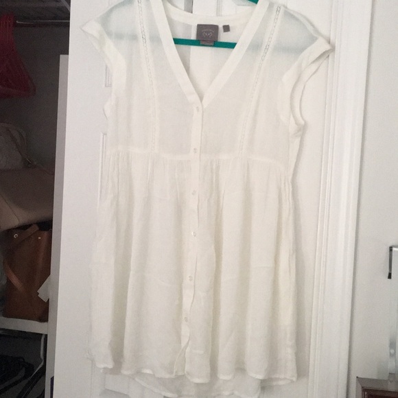 Anthropologie "Ladder Lace" tunic, size S - Picture 2 of 4