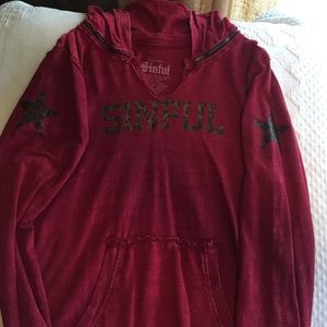 Sinful sweatshirt.
