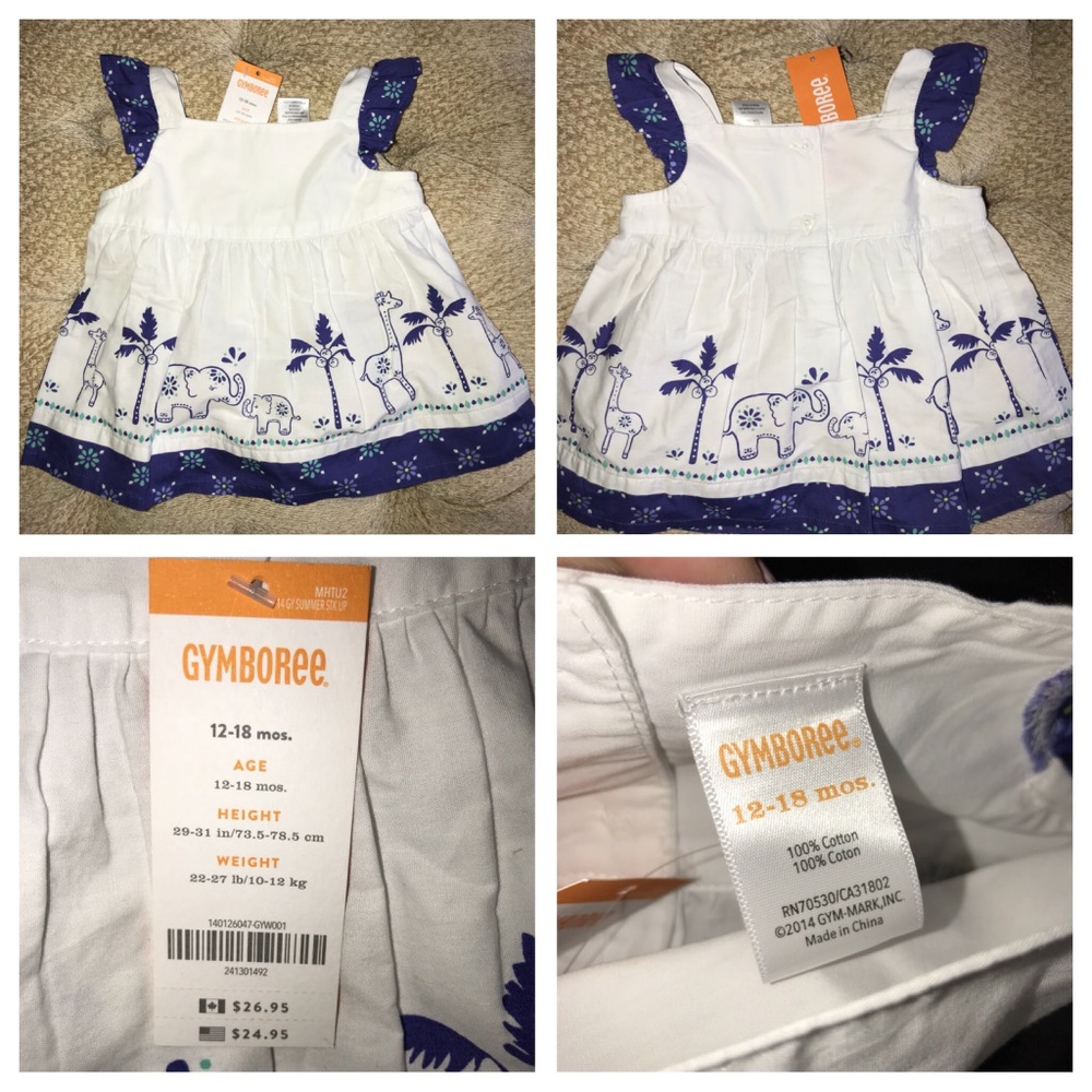 Gymboree Girls Baby Tank