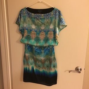 Patterned silk Marciano dresss