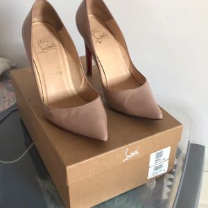 Christian Louboutin beige Pigalle’s 100