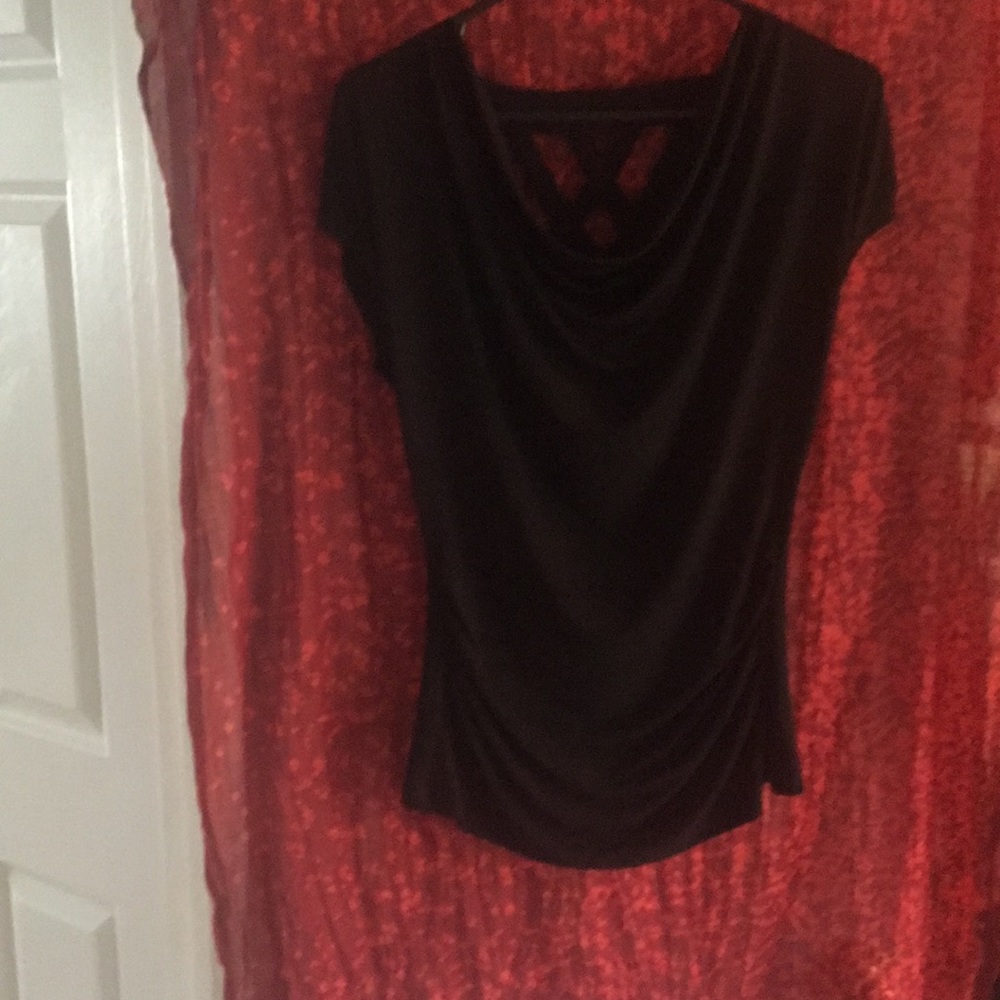 Black sexy blouse