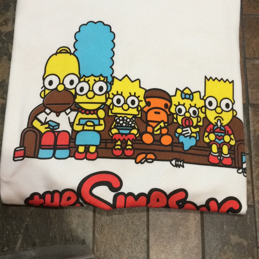 Bape x The Simpsons shirt